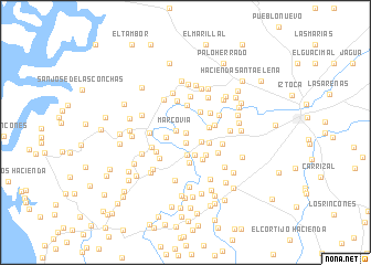 map of Hacienda Barranco Blanco